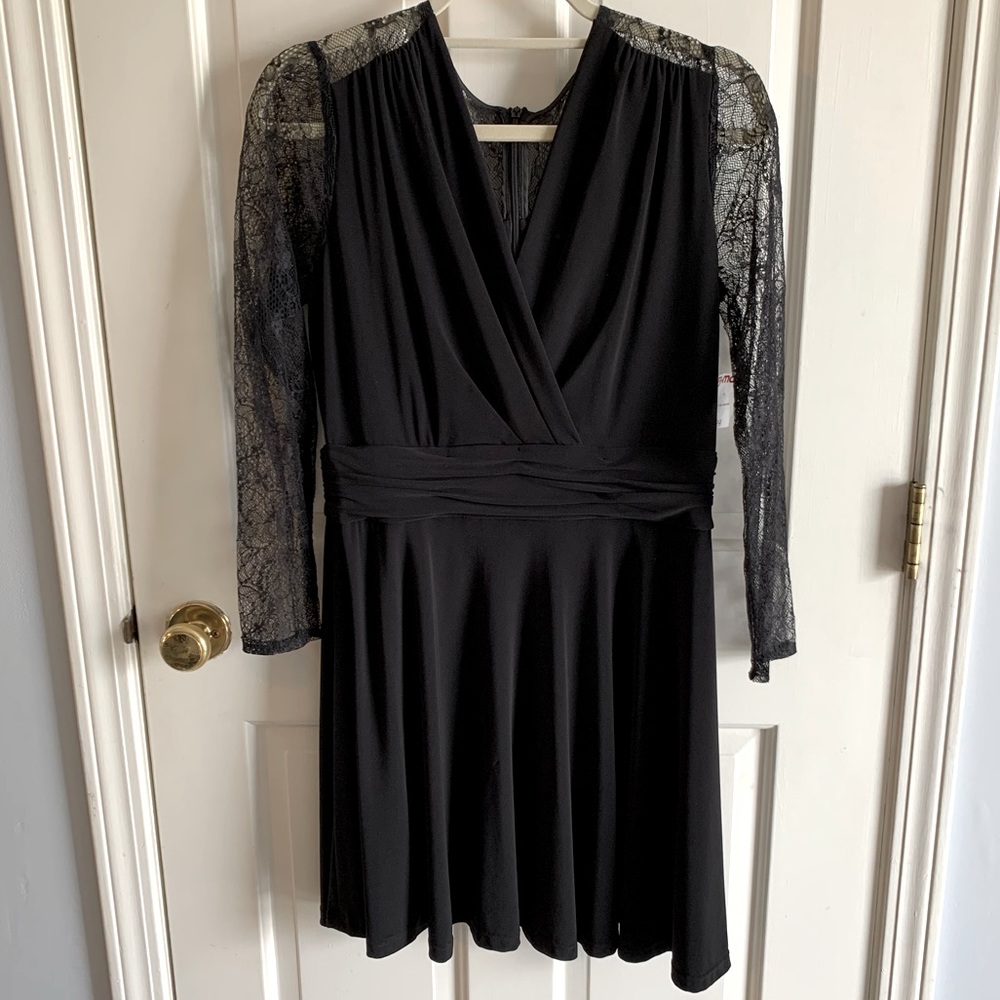 Tahari Black Dress NWT